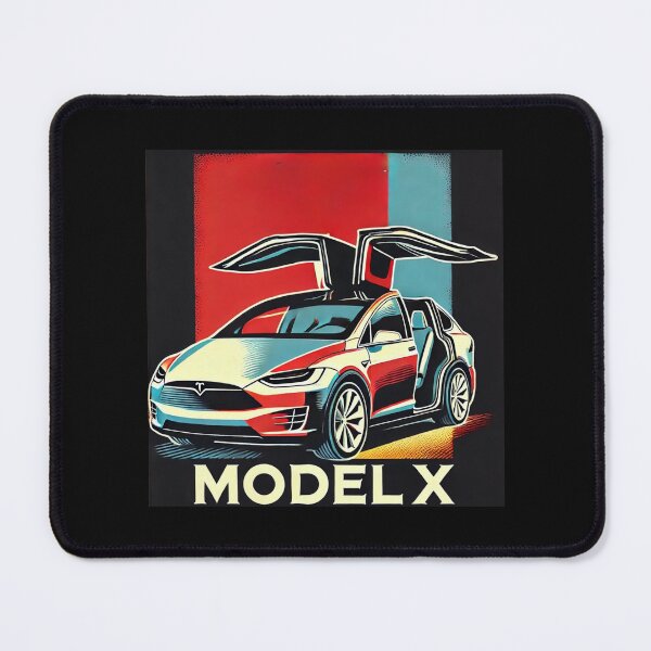 Item preview, Tesla Model X Electric SUV Blueprint Style Design | EV Enthusiast Graphic designed and sold by TEEJAMBOREE.