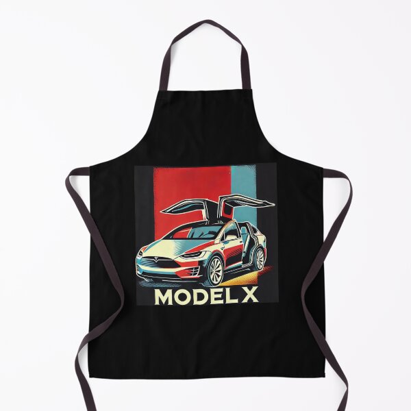 Item preview, Tesla Model X Electric SUV Blueprint Style Design | EV Enthusiast Graphic designed and sold by TEEJAMBOREE.