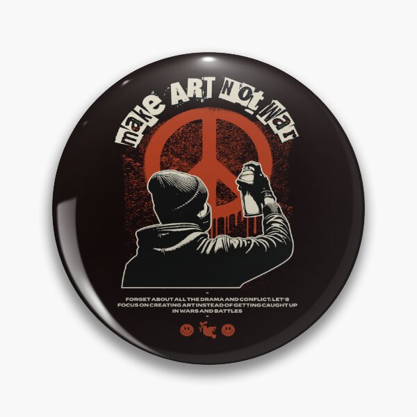 Item preview, Make Art Not War designed and sold by tubiela.