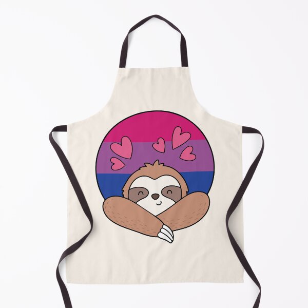 Item preview, LGBTQ Sloth - Kawaii Bisexual Sloth With Hearts designed and sold by Cannaxes Studio.