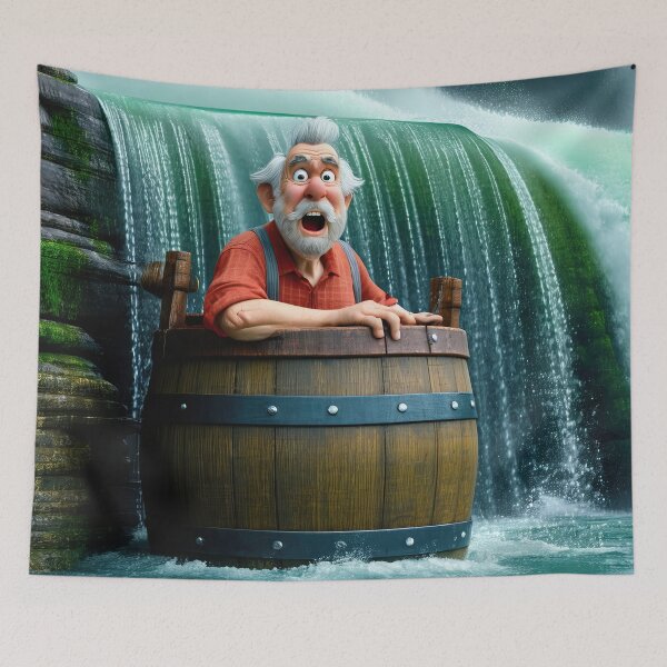 Item preview, Old Man in a barrel designed and sold by Colin Bentham.