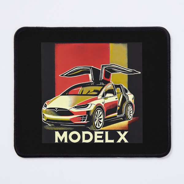 Item preview, Tesla Model X Electric SUV Blueprint Style Design | EV Enthusiast Graphic designed and sold by TEEJAMBOREE.