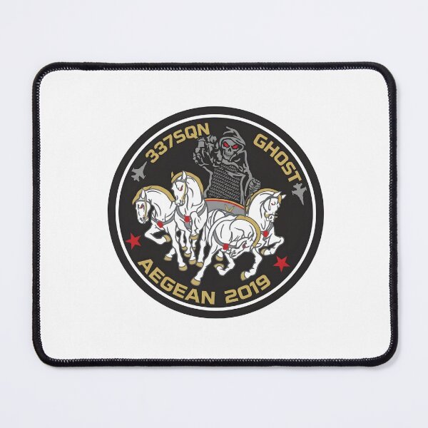 Item preview, Hellenic Air Force 337 Squadron Ghost Aegean 2021 Commemorative Patch designed and sold by CharlieDesings.