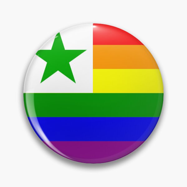 Item preview, Esperanto-LGBT flago / flag designed and sold by LuluTestudo1.