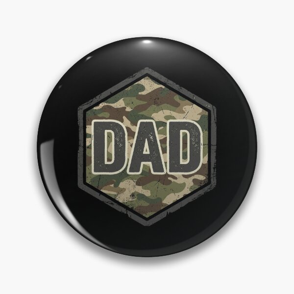 Item preview, Dad Distressed Camouflage Military Grunge Style designed and sold by longngusuc.