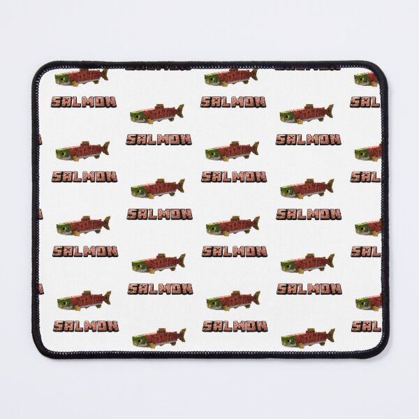 Item preview, SALMON minecraft Minimalist Tshirt design designed and sold by LIOKING333.