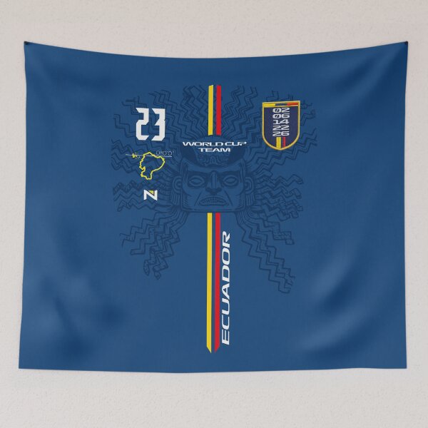 Item preview, ECUADOR WORLD SUN BLUE TRI designed and sold by MUNZdesign.