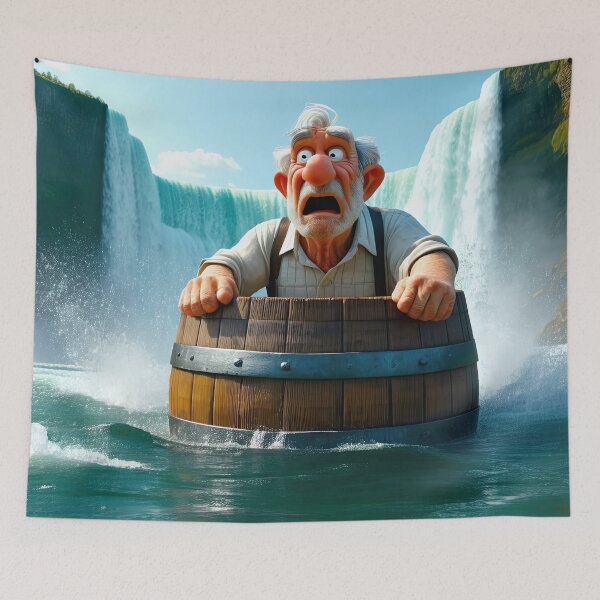 Item preview, Old Man in a barrel designed and sold by Colin Bentham.
