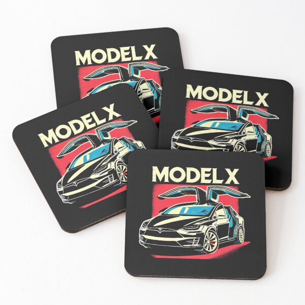Item preview, Tesla Model X Electric SUV Blueprint Style Design | EV Enthusiast Graphic designed and sold by TEEJAMBOREE.