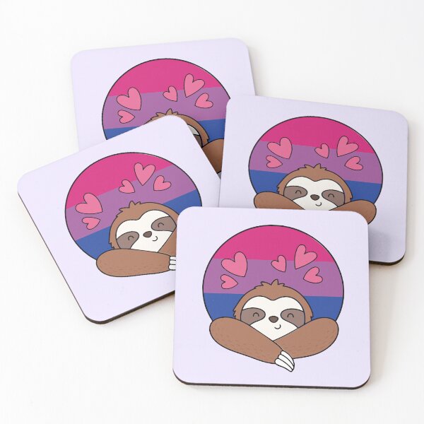 Item preview, LGBTQ Sloth - Cute Bisexual Pride Design designed and sold by Cannaxes Studio.