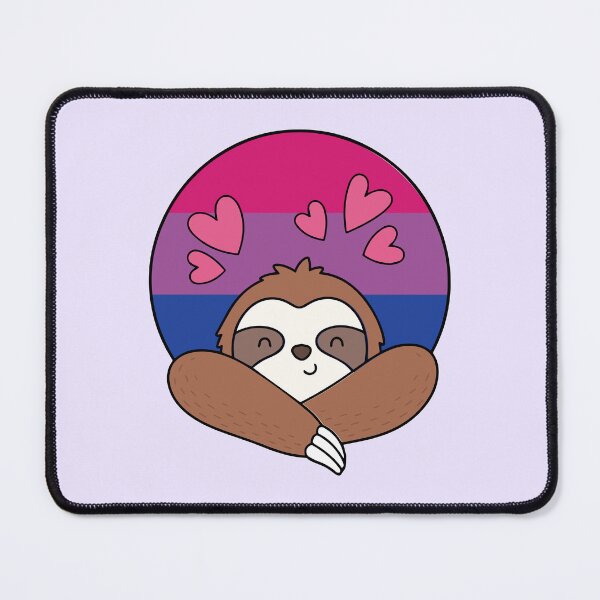 Item preview, LGBTQ Sloth - Cute Bisexual Pride Design designed and sold by Cannaxes Studio.