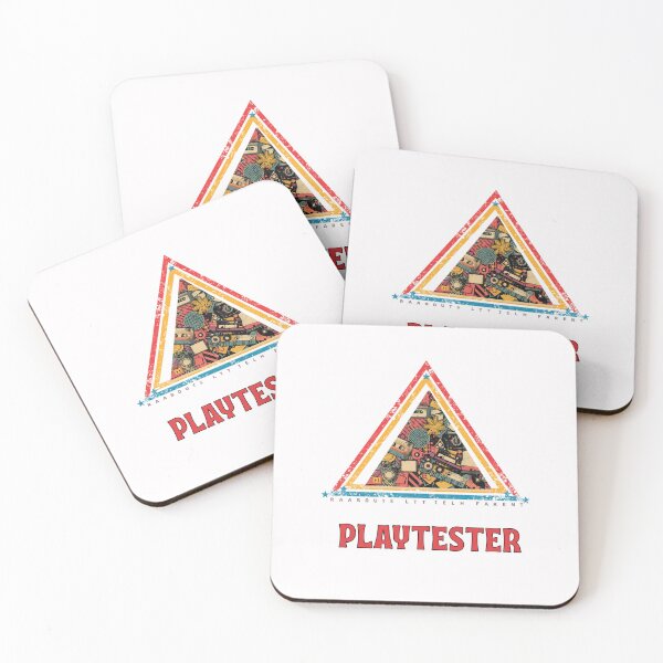 Item preview, Retro Playtester Gaming Vintage Triangle Art designed and sold by GOLDENPIC ⭐️⭐️⭐️⭐️⭐️.