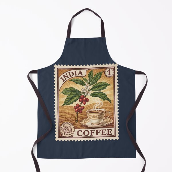 Item preview, Vintage India Coffee Plant Postage Stamp Art designed and sold by d247.