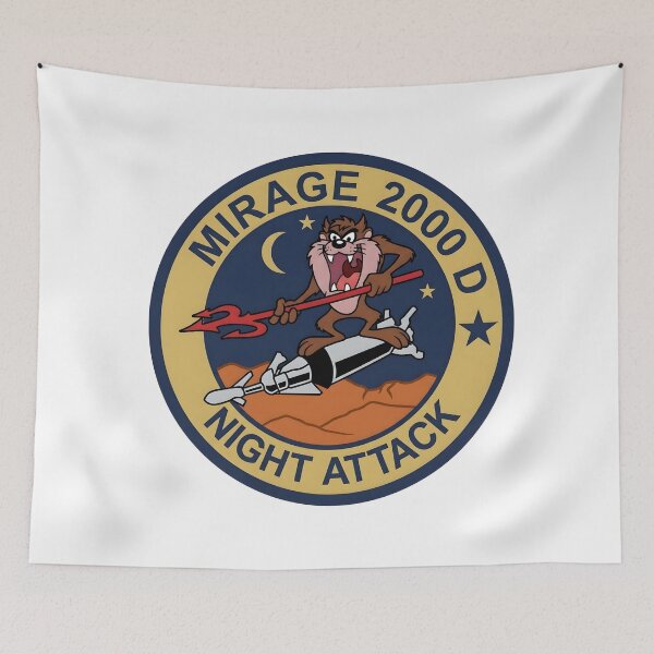 Item preview, French Air Force Mirage 2000D Night Attack Squadron Emblem designed and sold by CharlieDesings.