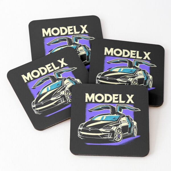 Item preview, Tesla Model X Electric SUV Blueprint Style Design | EV Enthusiast Graphic designed and sold by TEEJAMBOREE.