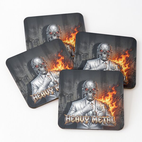 Item preview, Metallic Fire Skull designed and sold by Catrina luna.