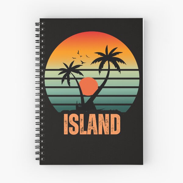 Item preview, Retro Tropical Island Sunset Design designed and sold by StyleBloomes.