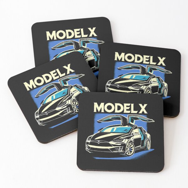 Item preview, Tesla Model X Electric SUV Blueprint Style Design | EV Enthusiast Graphic designed and sold by TEEJAMBOREE.