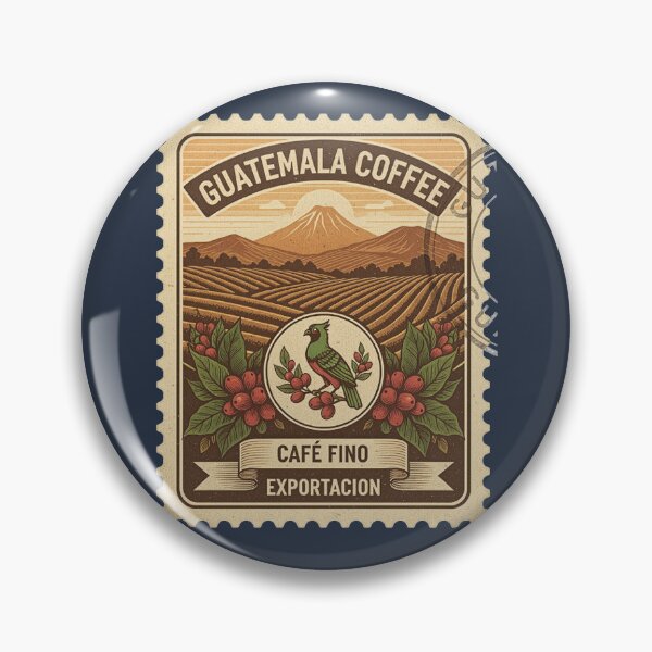 Item preview, Guatemala Coffee Vintage Stamp Quetzal Bird designed and sold by d247.