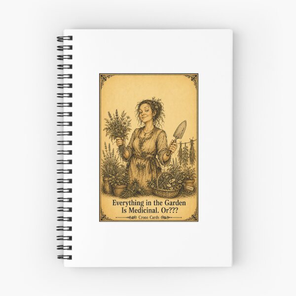 Item preview, Crone Cards - Everything in the Garden Is Medicinal. Or??? designed and sold by Kay Mhor Studio.