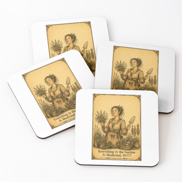 Item preview, Crone Cards - Everything in the Garden Is Medicinal. Or??? designed and sold by Kay Mhor Studio.