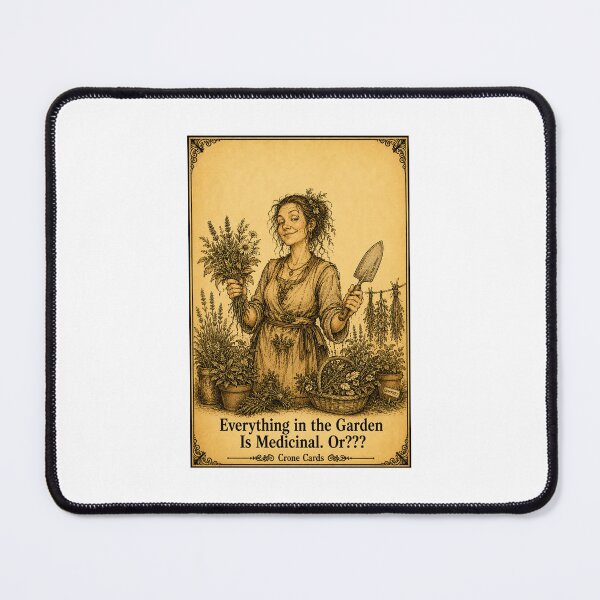 Item preview, Crone Cards - Everything in the Garden Is Medicinal. Or??? designed and sold by Kay Mhor Studio.