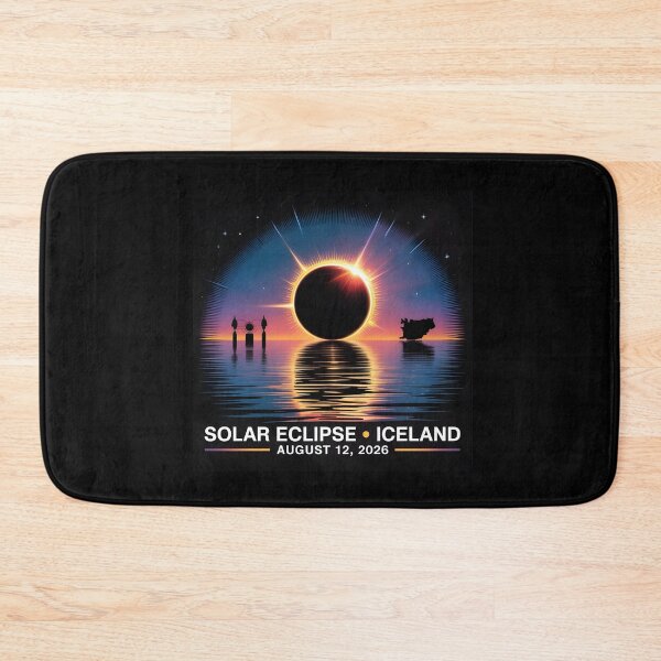 Item preview, Total Eclipse 2026 Sea Sky and Solar Eclipse on August 12 designed and sold by Redgiant87x.