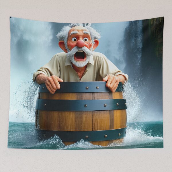 Item preview, Old Man in a barrel designed and sold by Colin Bentham.