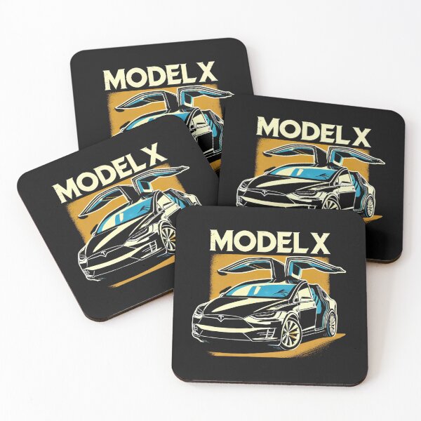 Item preview, Tesla Model X Electric SUV Blueprint Style Design | EV Enthusiast Graphic designed and sold by TEEJAMBOREE.