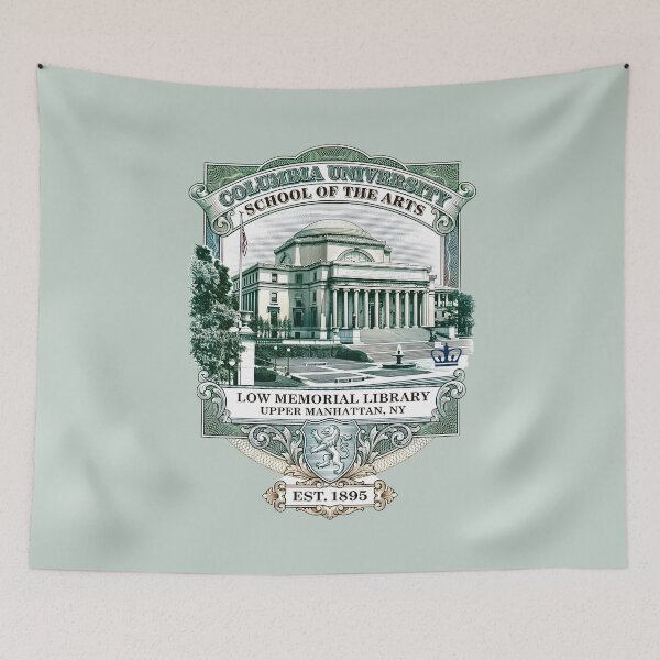 Item preview, Columbia University School of the Arts Vintage Banknote Engraving designed and sold by EvergreenPark - Tee Studio.