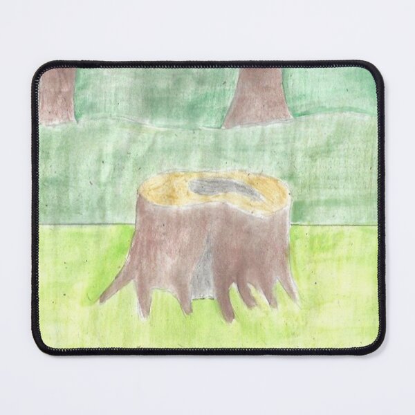 Item preview, An old tree stump designed and sold by Vkmillustration.