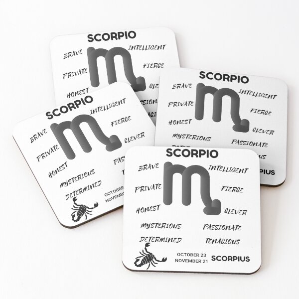 Item preview, Scorpio Zodiac Sign Astrology Symbol Scorpius Horoscope (Light Version) designed and sold by ZODIARA.