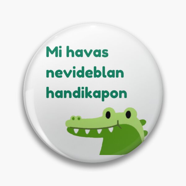 Item preview, Mi havas nevideblan handikapon designed and sold by LuluTestudo1.