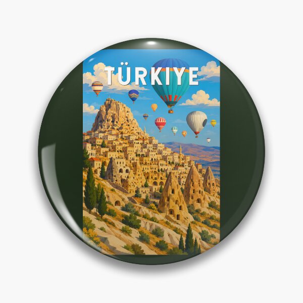 Item preview, Turkey Turkiye Illustration Travel Art Vintage designed and sold by KrisSidDesigns.