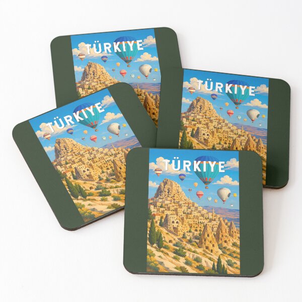 Item preview, Turkey Turkiye Illustration Travel Art Vintage designed and sold by KrisSidDesigns.