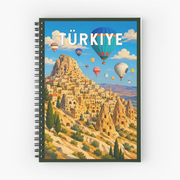 Item preview, Turkey Turkiye Illustration Travel Art Vintage designed and sold by KrisSidDesigns.