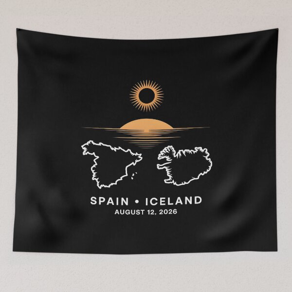 Item preview, Total Eclipse 2026 Spain and Iceland Eclipse Chaser Travel Design designed and sold by Redgiant87x.