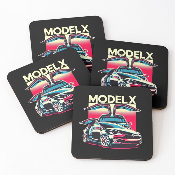 Item preview, Tesla Model X Electric SUV Blueprint Style Design | EV Enthusiast Graphic designed and sold by TEEJAMBOREE.