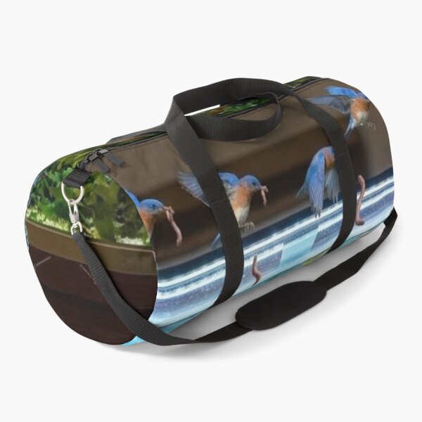 Item preview, Aquatic Piranha Aquarium with Flying Bluebirds designed and sold by Uniqueartai.