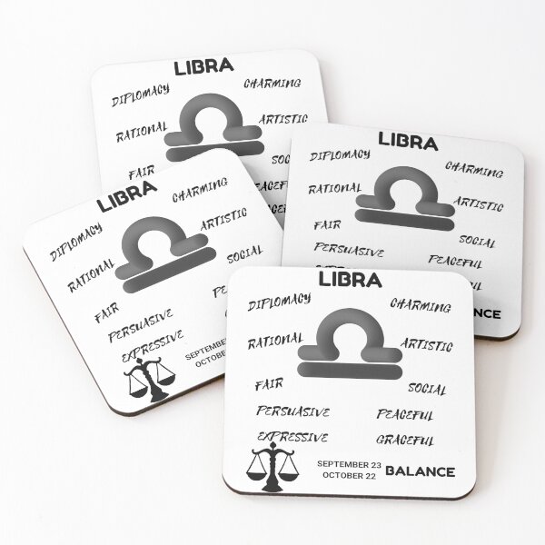Item preview, Libra Zodiac Sign Astrology Symbol Balance Horoscope (Light Version) designed and sold by ZODIARA.