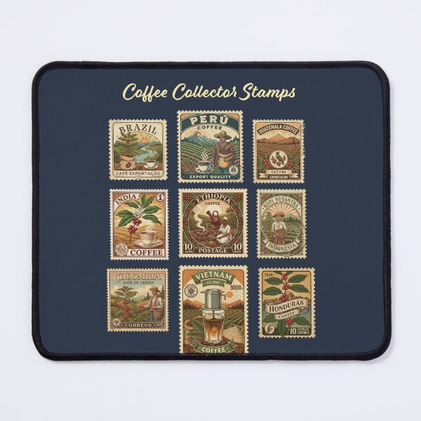 Item preview, Vintage World Coffee Origins Postage Stamps designed and sold by d247.