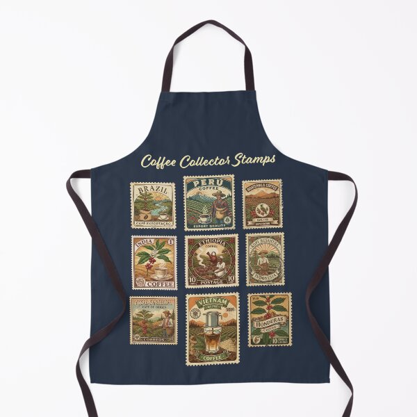 Item preview, Vintage World Coffee Origins Postage Stamps designed and sold by d247.