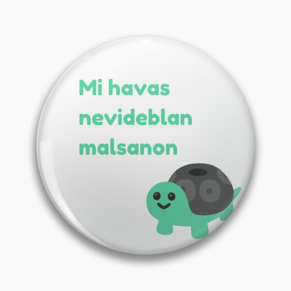 Item preview, Mi havas nevideblan malsanon ("I have an invisible disease" in Esperanto) designed and sold by LuluTestudo1.