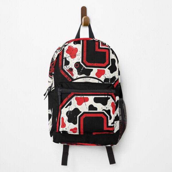 Item preview, Game Day Georgia Bulldogs Fan Red Hoodie Sunglasses Cow Pattern Art designed and sold by Phil Ben.