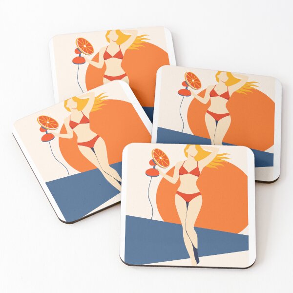 Item preview, Woman Red Bikini Art designed and sold by Studio pod Burom.