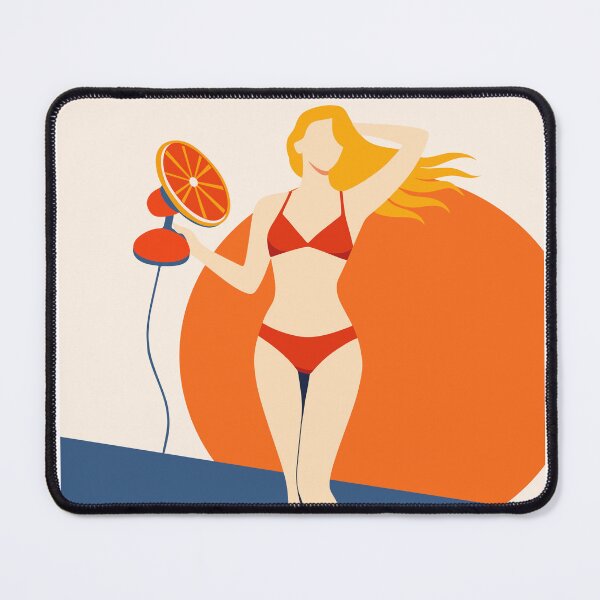 Item preview, Woman Red Bikini Art designed and sold by Studio pod Burom.