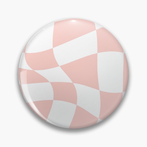 Item preview, Swirl vintage pink and white squares  designed and sold by FBlols.