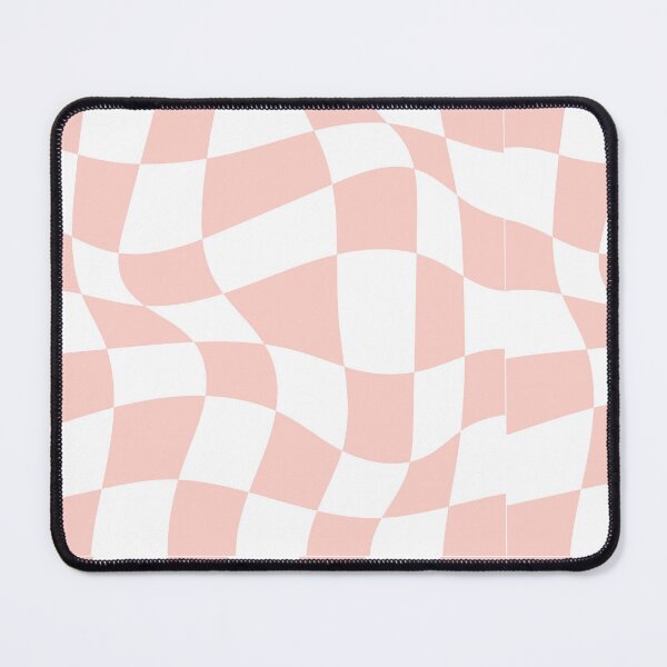 Item preview, Swirl vintage pink and white squares  designed and sold by FBlols.