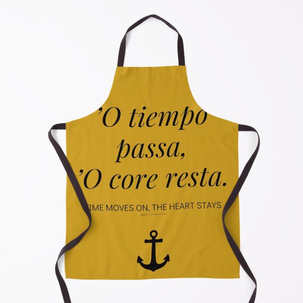 Item preview, ’O tiempo passa, ’o core resta” → Time moves on, the heart stays. designed and sold by MINGONIDESIGN.