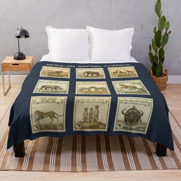Item preview, Vintage African Safari Animals Postage Stamps designed and sold by d247.